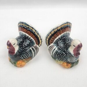 Bella Casa By Ganz Turkey Salt & Pepper Shakers‎ Thanksgiving Fall Feast Goble